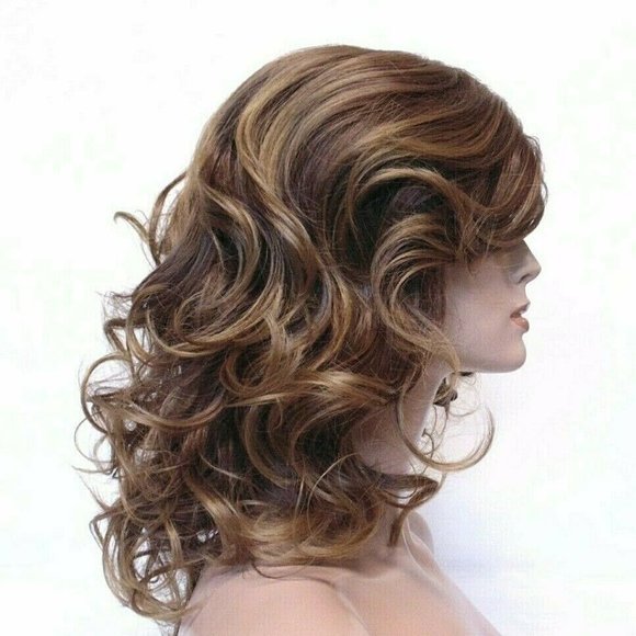 Medium Length Thick Wavy Brown/Auburn High main image 10